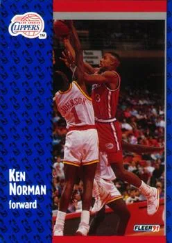 1991-92 Fleer Ken Norman #93 card image