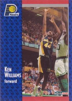 1991-92 Fleer Ken Williams #295 card image