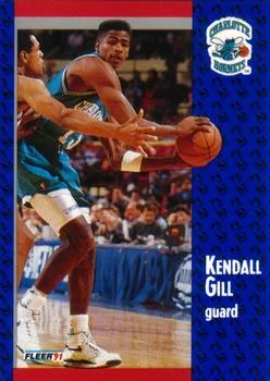 1991-92 Fleer Kendall Gill #20 card image