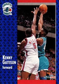 1991-92 Fleer Kenny Gattison #253 card image