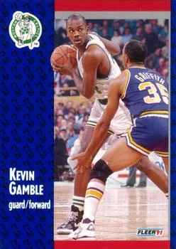 1991-92 Fleer Kevin Gamble #11 card image