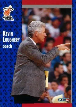 1991-92 Fleer Kevin Loughery CO #110 card image