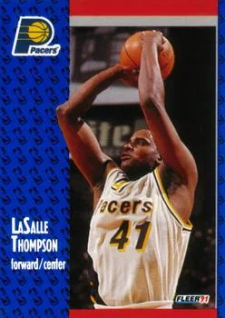1991-92 Fleer LaSalle Thompson #87 card image
