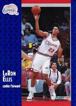 1991-92 Fleer LeRon Ellis #297 card image