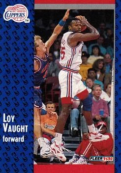 1991-92 Fleer Loy Vaught #299 card image