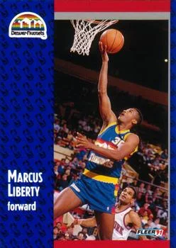 1991-92 Fleer Marcus Liberty #50 card image
