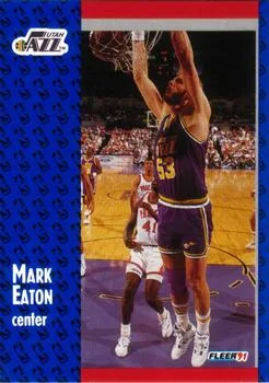 1991-92 Fleer Mark Eaton #198 card image