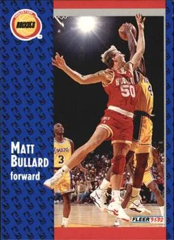 1991-92 Fleer Matt Bullard #289 card image
