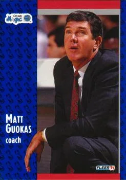 1991-92 Fleer Matt Guokas CO #145 card image