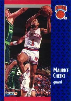 1991-92 Fleer Maurice Cheeks #135 card image
