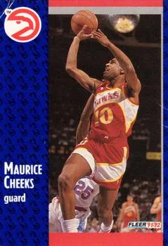 1991-92 Fleer Maurice Cheeks #242 card image