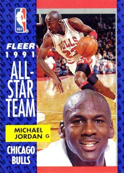 1991-92 Fleer Michael Jordan #211 card image