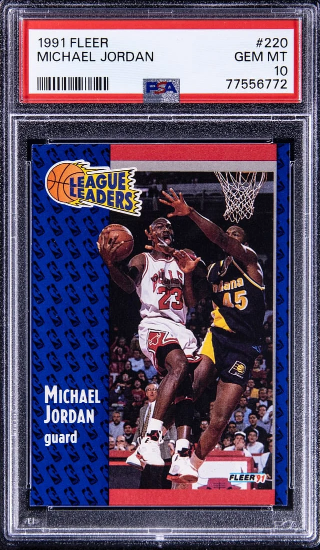 1991-92 Fleer Michael Jordan #220 card image