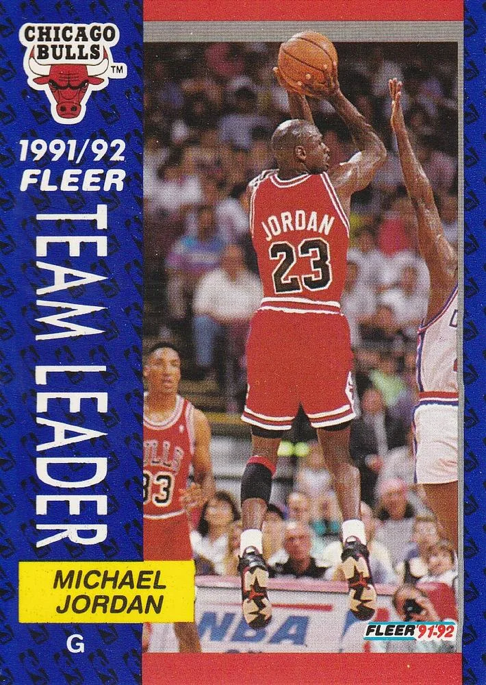 1991-92 Fleer Michael Jordan #375 card image