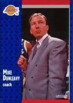 1991-92 Fleer Mike Dunleavy CO #98 card image