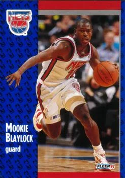 1991-92 Fleer Mookie Blaylock #128 card image