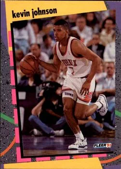 1991-92 Fleer Kevin Johnson NBA Schoolyard Stars #4 card image