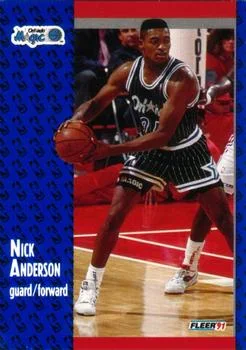 1991-92 Fleer Nick Anderson #143 card image