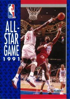 1991-92 Fleer Patrick Ewing / Karl Malone #236 card image