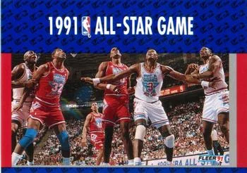 1991-92 Fleer Patrick Ewing / Kevin Johnson / Magic Johnson / Michael Jordan / Dikembe Mutombo / David Robinson #237 card image