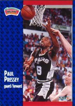 1991-92 Fleer Paul Pressey #186 card image