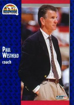 1991-92 Fleer Paul Westhead CO #53 card image