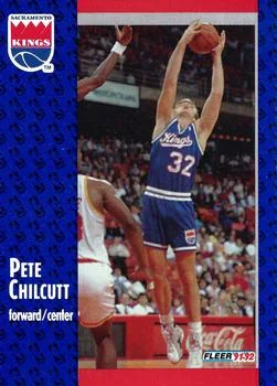 1991-92 Fleer Pete Chilcutt #348 card image