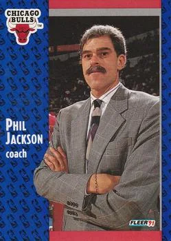 1991-92 Fleer Phil Jackson CO #28 card image