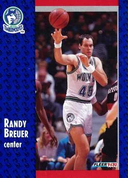 1991-92 Fleer Randy Breuer #317 card image