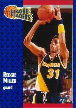 1991-92 Fleer Reggie Miller LL #226 card image