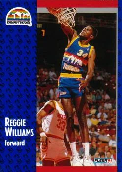 1991-92 Fleer Reggie Williams #54 card image