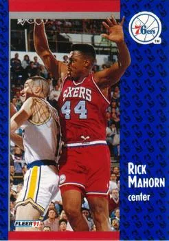 1991-92 Fleer Rick Mahorn #156 card image