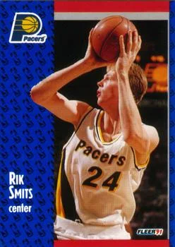 1991-92 Fleer Rik Smits #86 card image