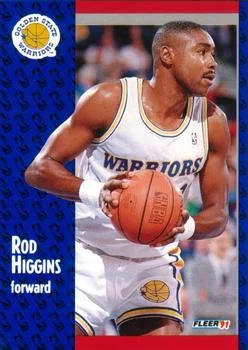 1991-92 Fleer Rod Higgins #66 card image