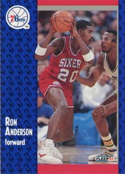 1991-92 Fleer Ron Anderson #150 card image