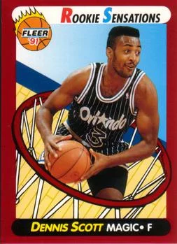 1991-92 Fleer Dennis Scott Rookie Sensations #2 card image