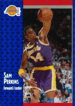 1991-92 Fleer Sam Perkins #101 card image