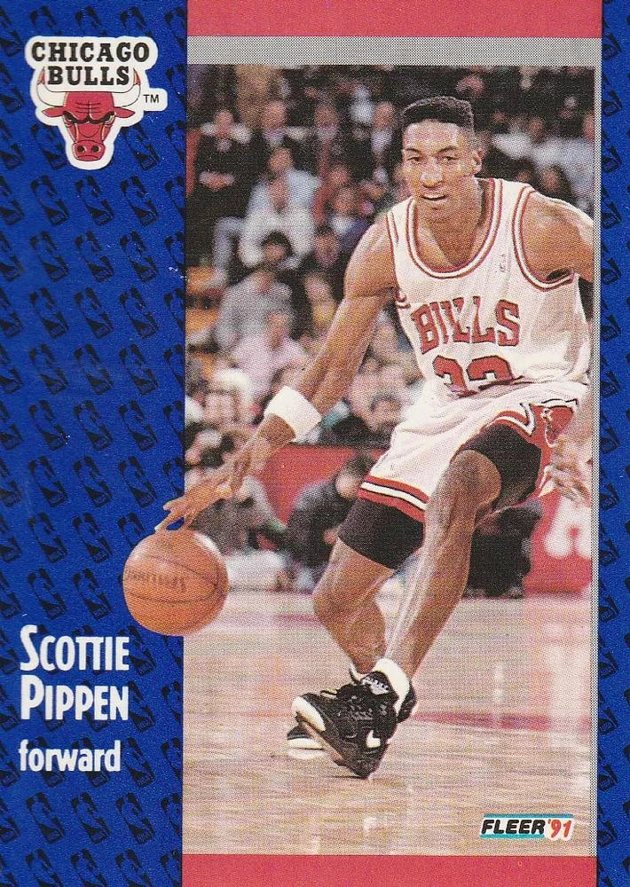 1991-92 Fleer Scottie Pippen #33 card image