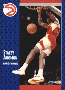 1991-92 Fleer Stacey Augmon #241 card image