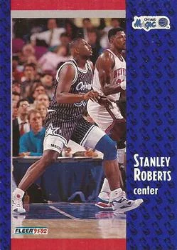 1991-92 Fleer Stanley Roberts #331 card image
