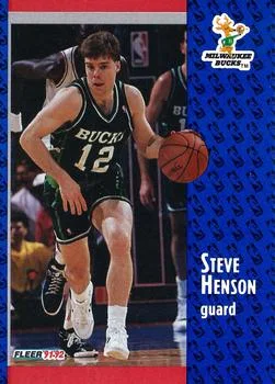 1991-92 Fleer Steve Henson #313 card image