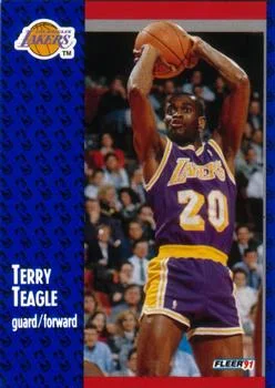 1991-92 Fleer Terry Teagle #103 card image
