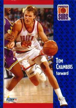 1991-92 Fleer Tom Chambers #158 card image