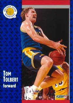 1991-92 Fleer Tom Tolbert #72 card image