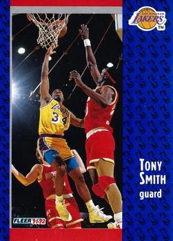 1991-92 Fleer Tony Smith #303 card image