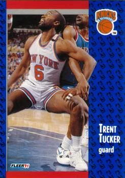1991-92 Fleer Trent Tucker #140 card image
