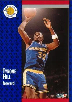 1991-92 Fleer Tyrone Hill #67 card image