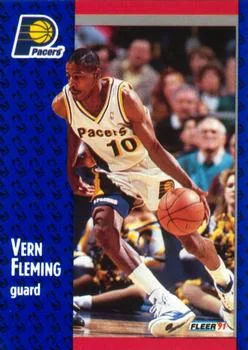 1991-92 Fleer Vern Fleming #81 card image