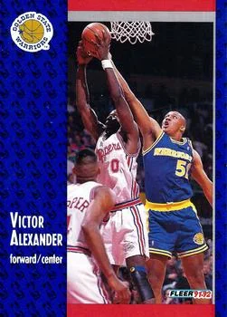 1991-92 Fleer Victor Alexander #284 card image