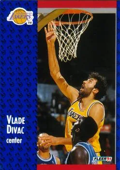1991-92 Fleer Vlade Divac #97 card image